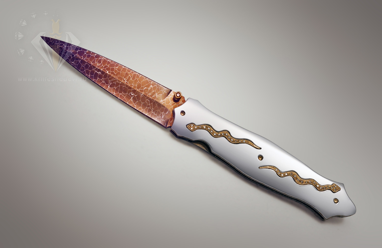 Коллекционный нож Leonardo Frizzi «SNAKES»,интернет-каталог Ножи-Шедевры